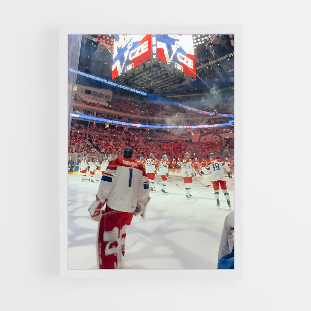 Poster L'Esprit du Hockey Czech – affiche Hockey sur glace (vue 3)